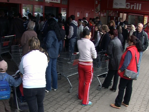 Evacuare Kaufland (c) eMM.ro